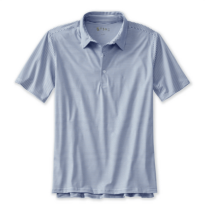 TSG Topper Polo TSG Navy Cast Stripe / L Men's Polos Rivers and Glen Trading Co
