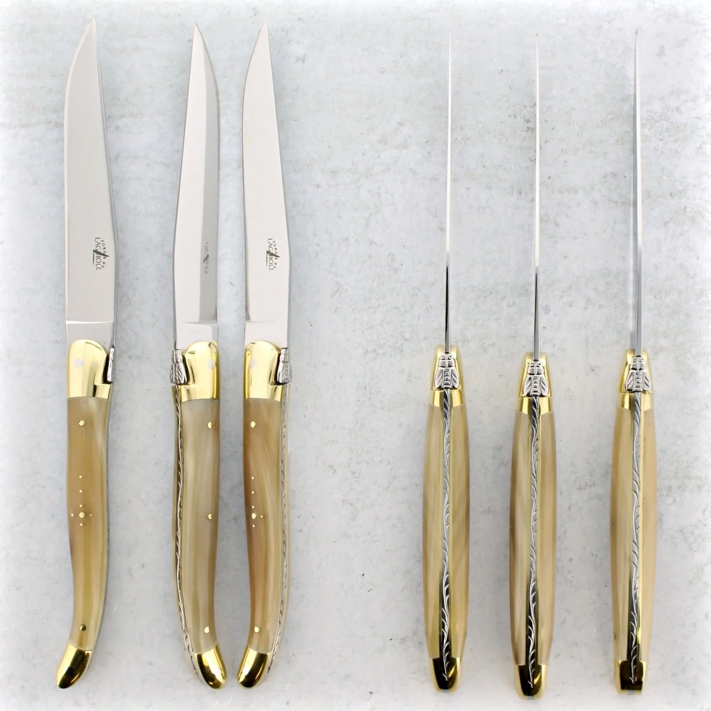 Laguiole Steak Knives Set of 6 - Rivers & Glen Trading Co.