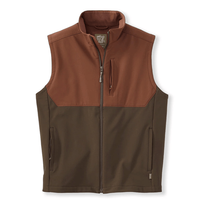 TSG Speyside Softshell Vest TSG Cognac/Rustic Olive / L Men's Vests Rivers and Glen Trading Co