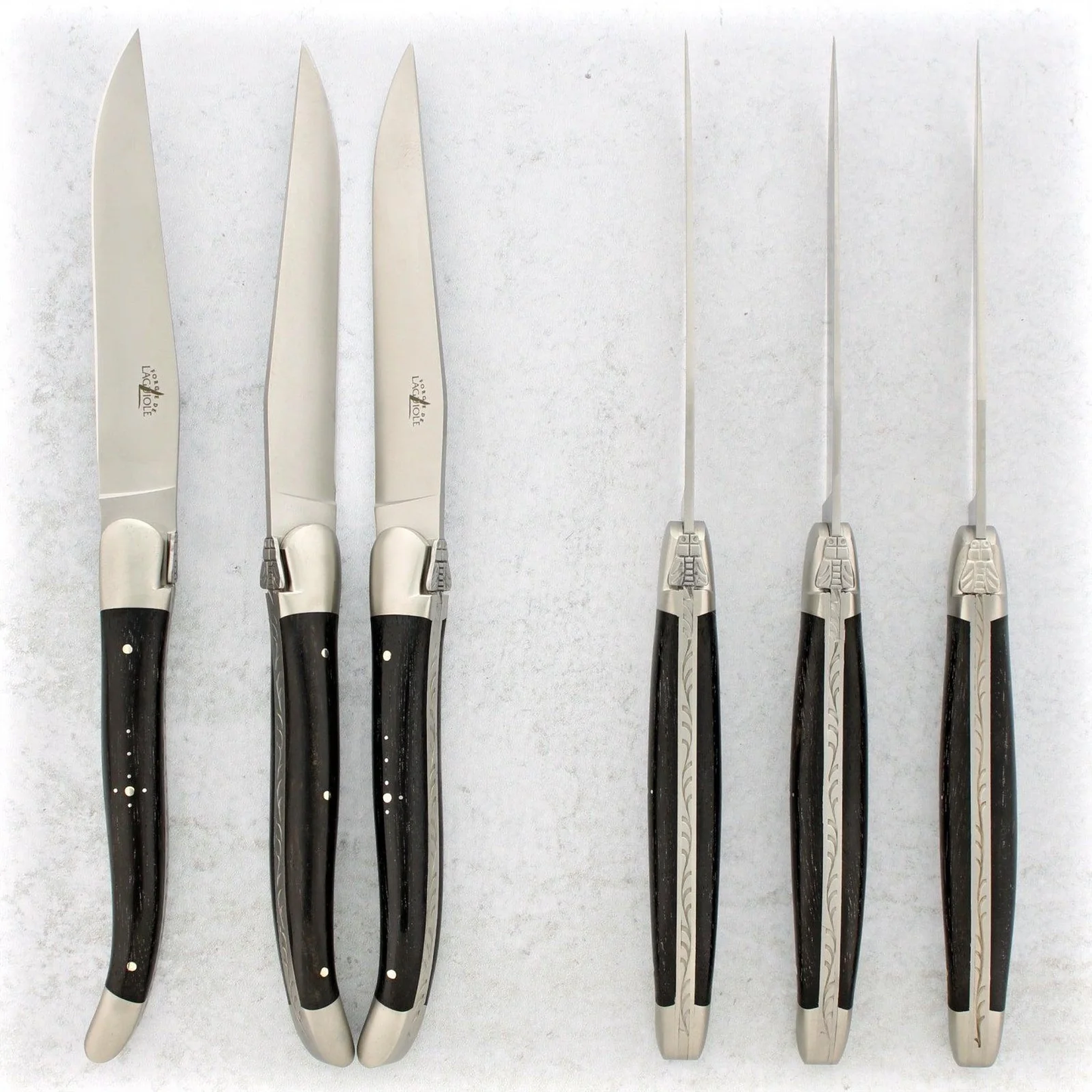 Laguiole Steak Knives Set of 6 - Rivers & Glen Trading Co.