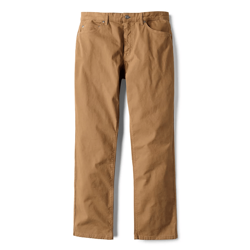 Orvis 1856 Stretch Twill 5-Pocket Pants Orvis Field Khaki / 38x32 Men's Pants Rivers and Glen Trading Co