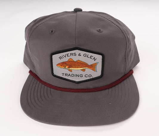 R&G Redfish Rope Hat (Charcoal)