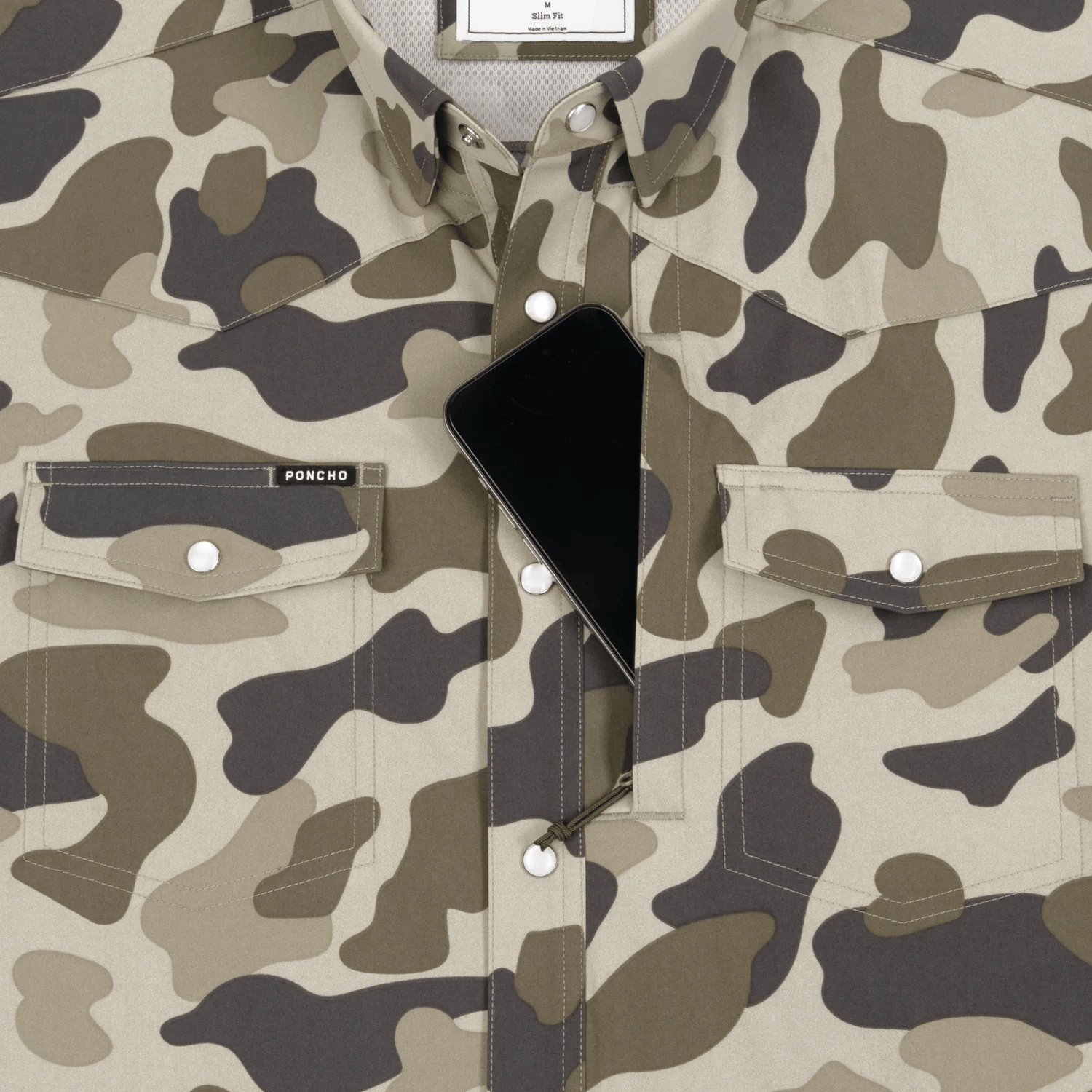 Poncho The Pampa Poncho Men's Short Sleeve Button Down Shirts Rivers and Glen Trading Co