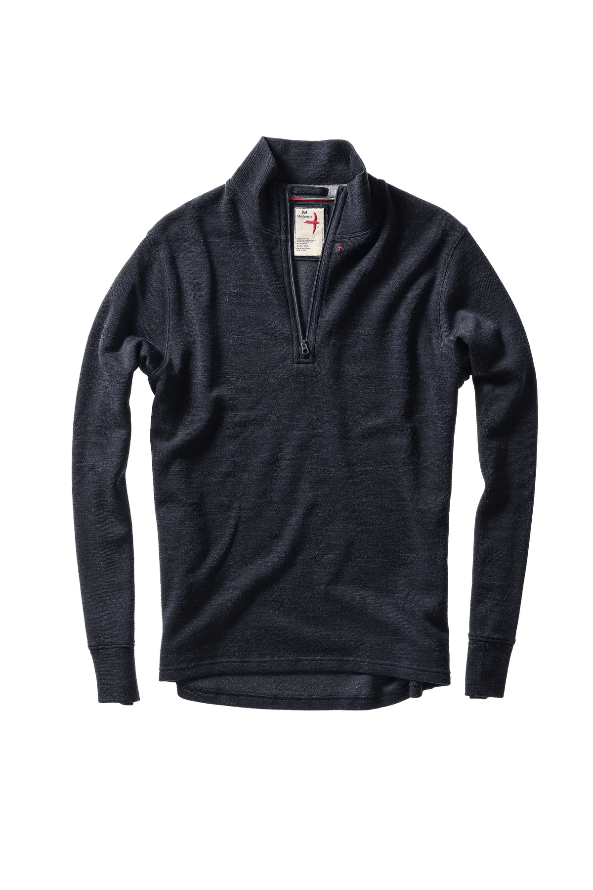 Relwen Wool/Cttn Quarter-Zip