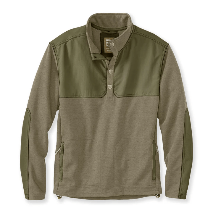 TSG Cashiers Pullover TSG Olive/Taupe / M Men's Pullovers Rivers and Glen Trading Co