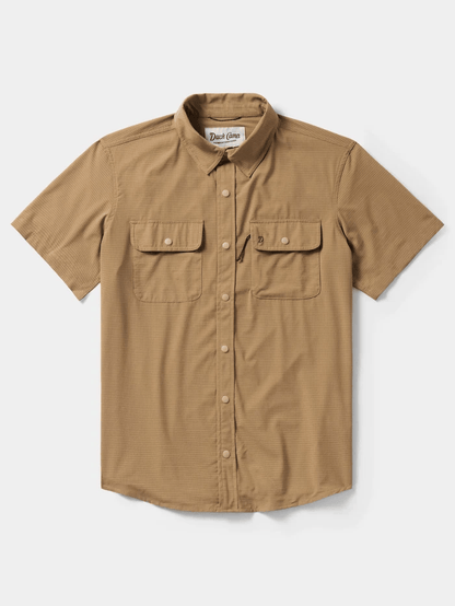 Duck Camp Cast & Blast Perforated Shirt - Short Sleeve Duck Camp Reed / XL Men's Short Sleeve Button Down Shirts Rivers and Glen Trading Co