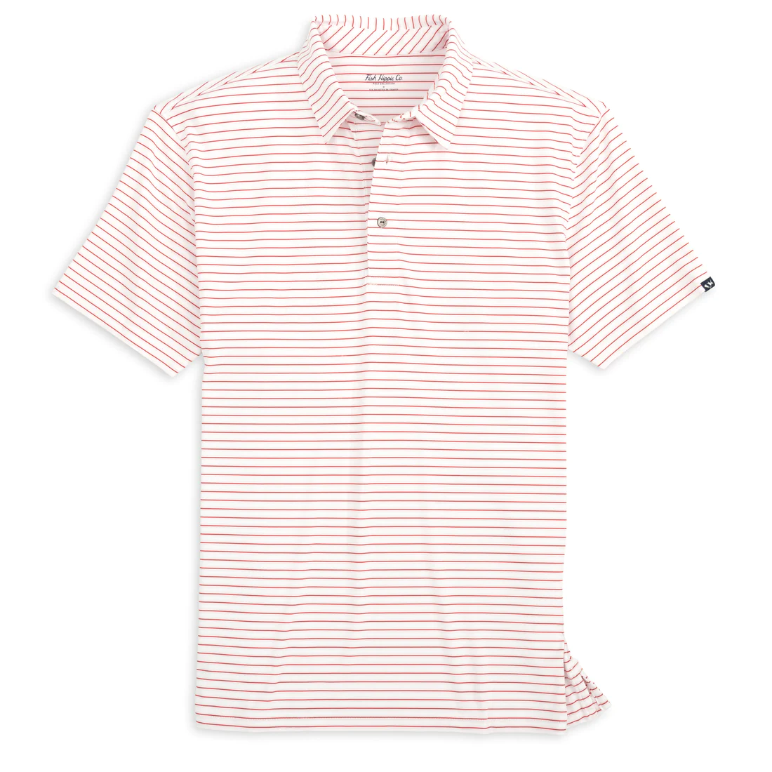 Fish Hippie Knox Stripe Performance Polo