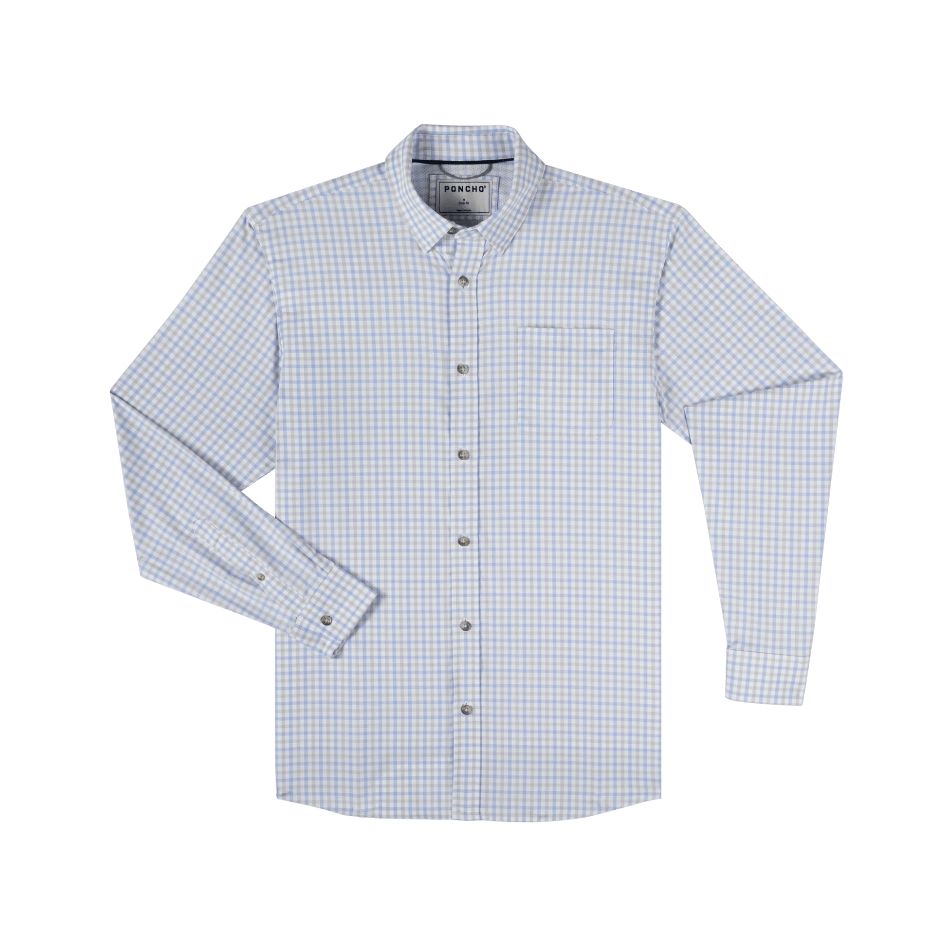 Poncho The Perdido Poncho Men's Long Sleeve Button Down Shirts Rivers and Glen Trading Co