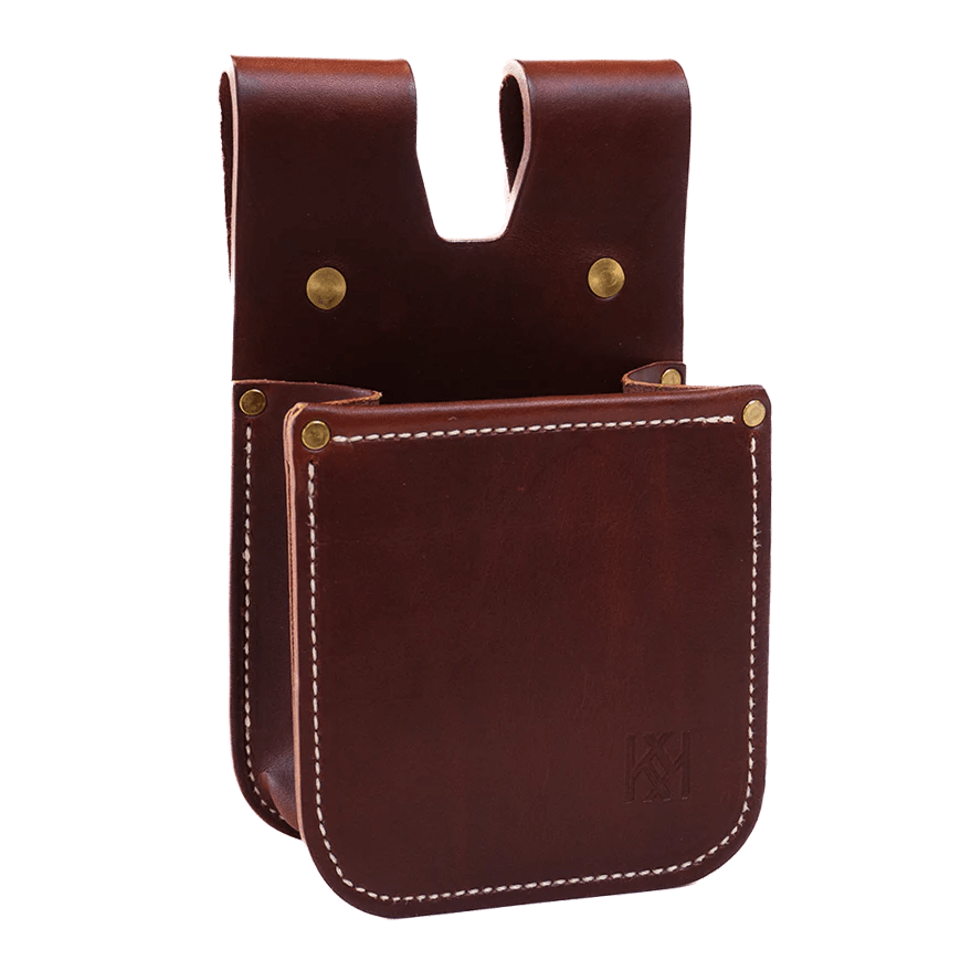 Kingfisher Leatherworks Wingshooter's Cartridge Bag Kingfisher Leatherworks Shell Bag Rivers and Glen Trading Co