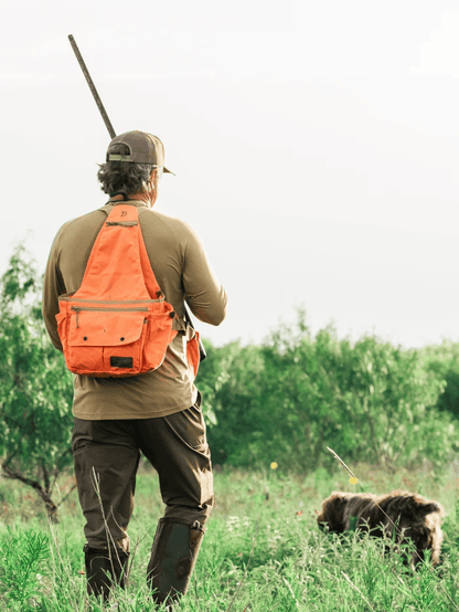 Duck Camp Canvas Upland Strap Vest Duck Camp Blaze/Wheat Men's Hunting Vests Rivers and Glen Trading Co