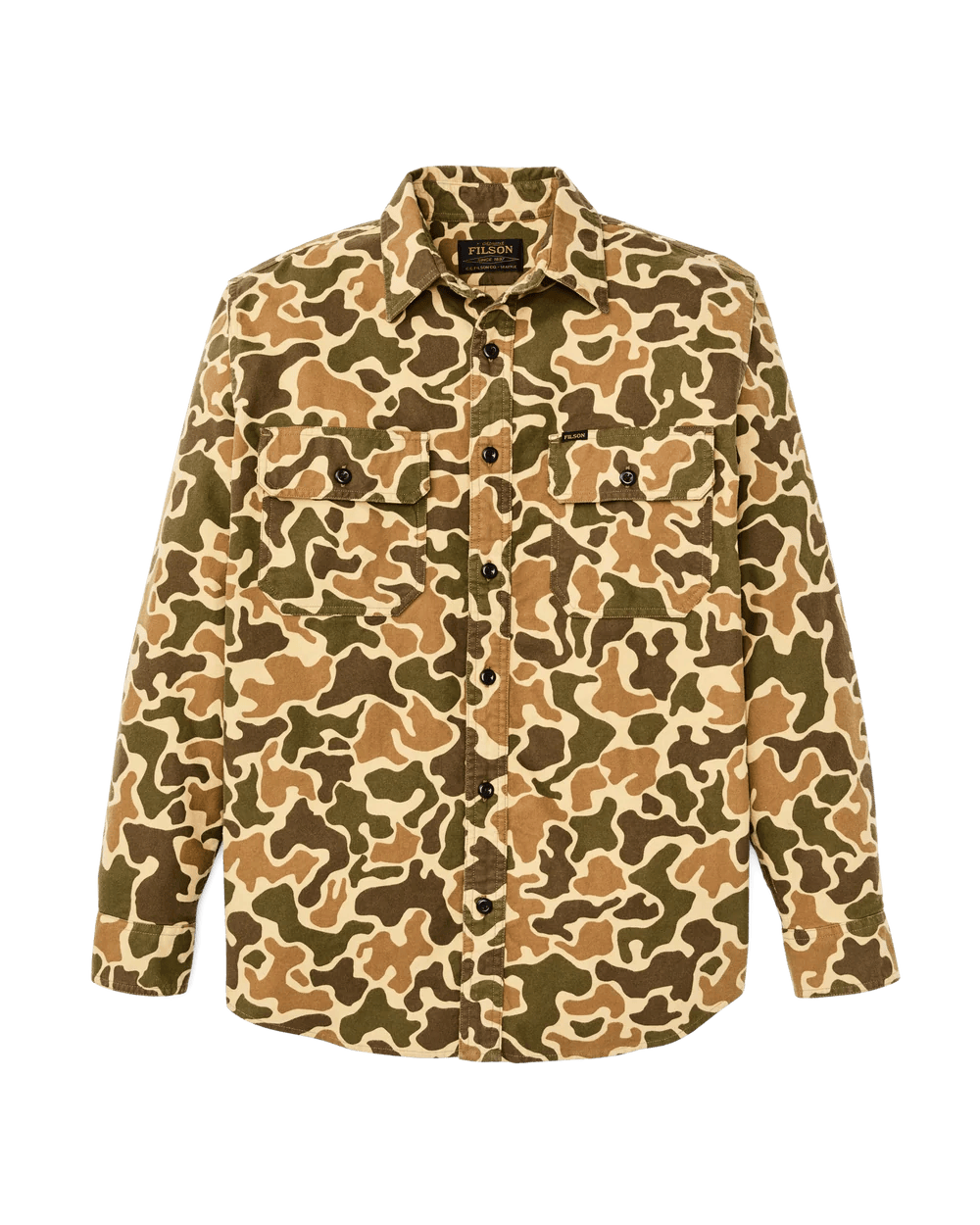 Filson Field Flannel Shirt Filson Frog Camo / XL Men's Long Sleeve Button Down Shirts Rivers and Glen Trading Co