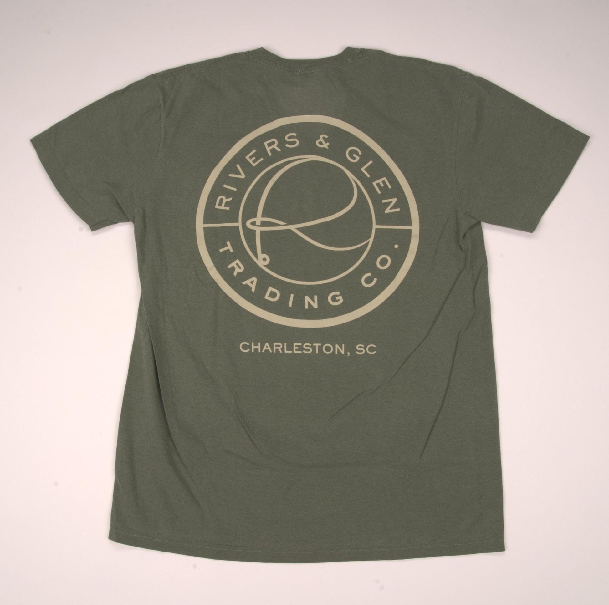 R&G Comfort Colors SS Pocket T-Shirt Rivers and Glen Trading Co. Shirts Moss / M Short Sleeve Tee Shirts Rivers and Glen Trading Co