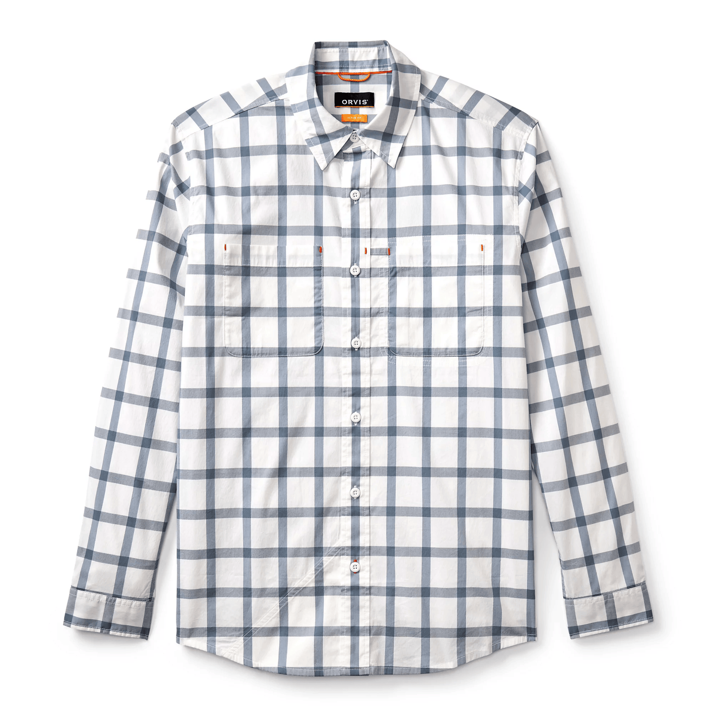Orvis River Guide Long-Sleeve Shirt 2.0 Orvis Blue Haze/White / M Men's Long Sleeve Button Down Shirts Rivers and Glen Trading Co