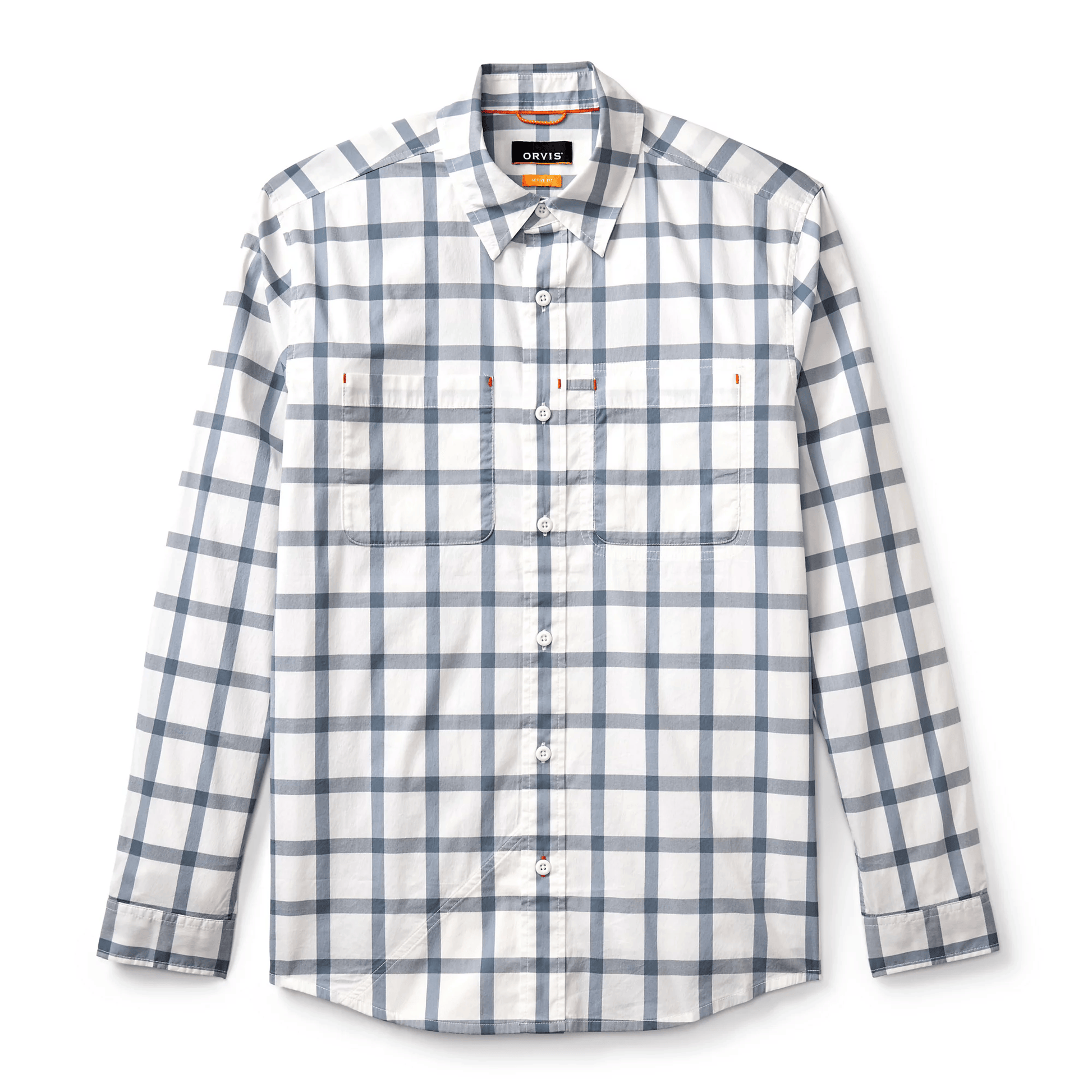Orvis River Guide Long-Sleeve Shirt 2.0 Orvis Blue Haze/White / M Men's Long Sleeve Button Down Shirts Rivers and Glen Trading Co