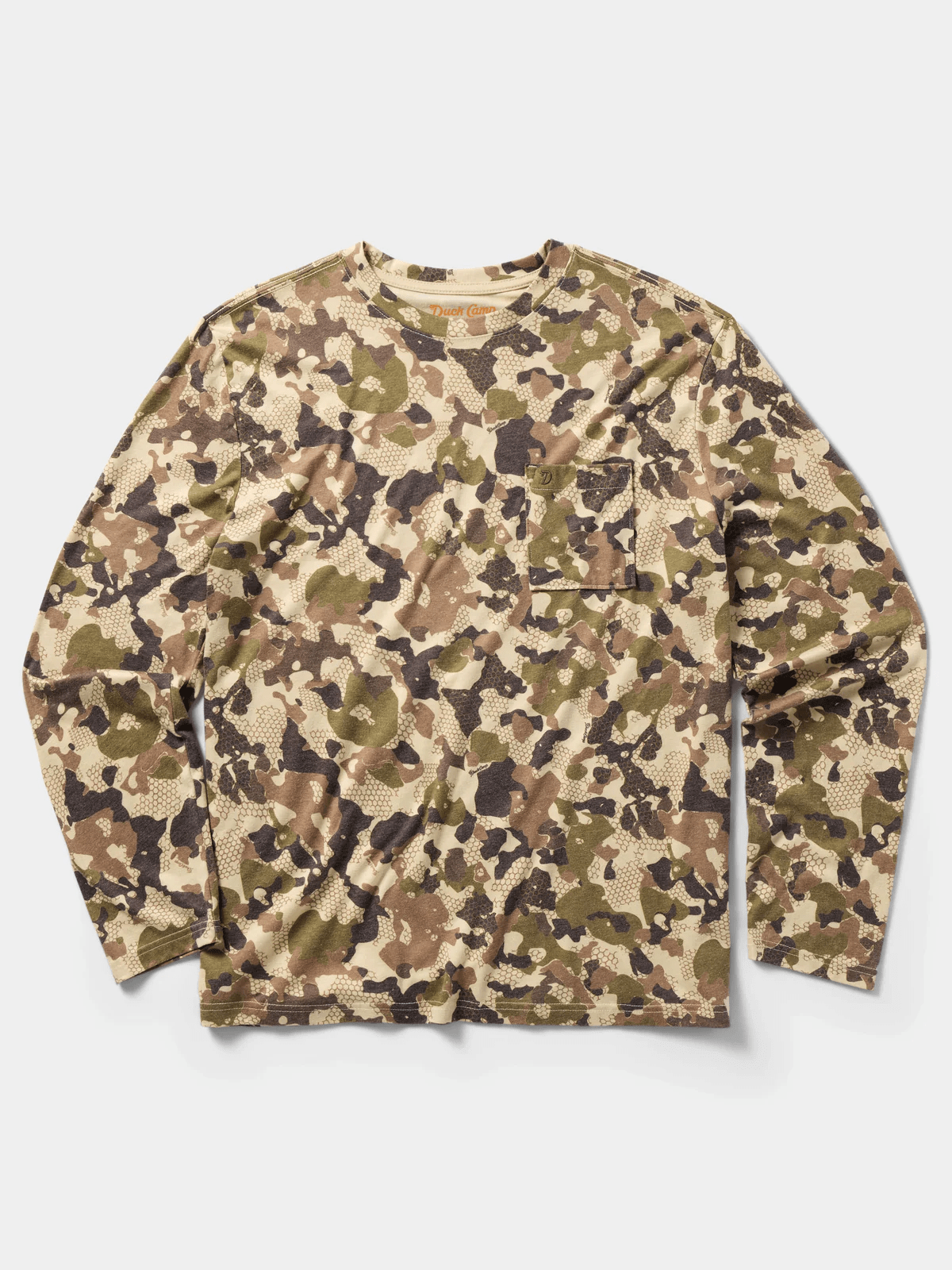 Duck Camp Men's Essential drirelease® Crew Duck Camp Wetland / XL Men's Long Sleeve Crew Shirts Rivers and Glen Trading Co