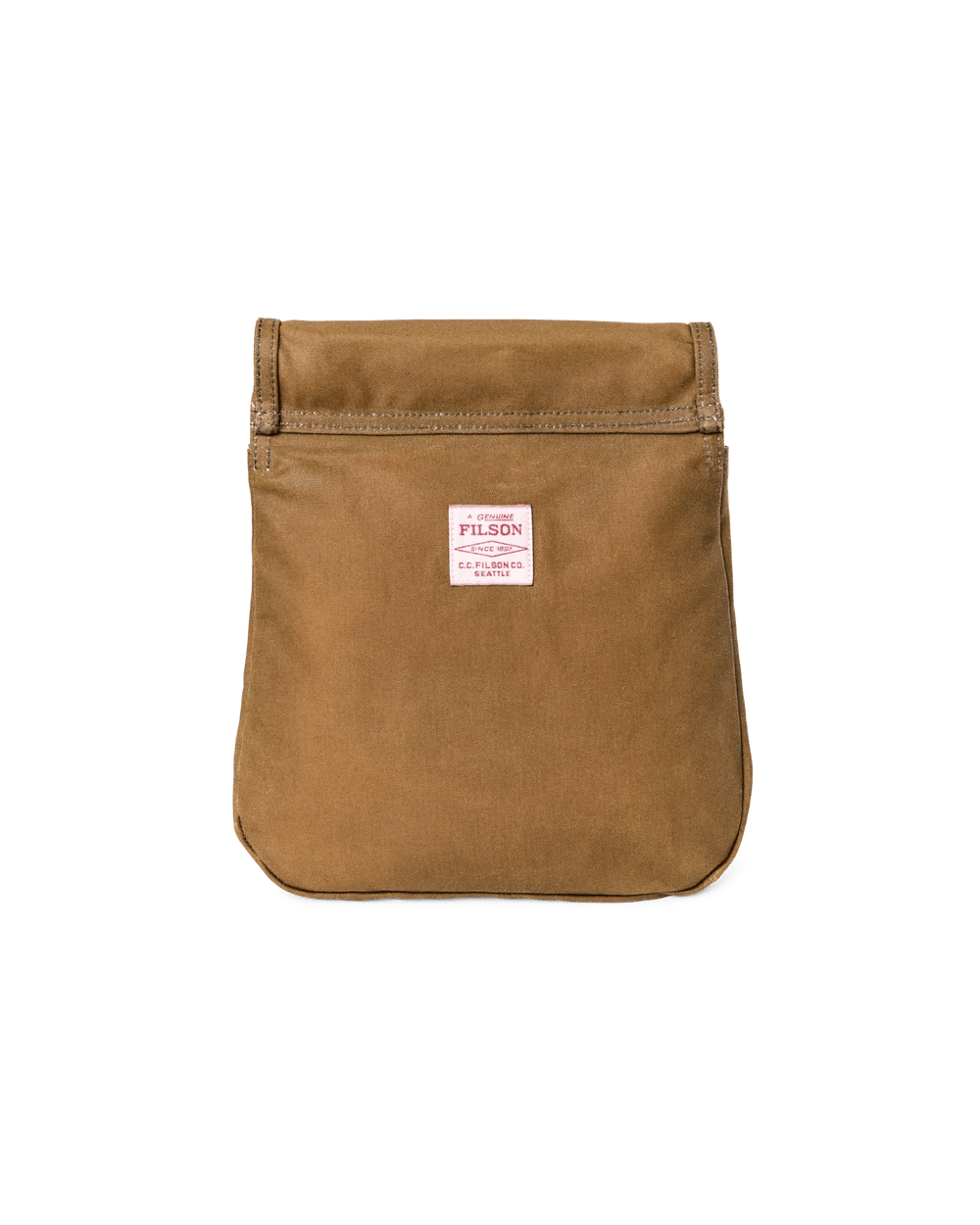 Filson Tin Cloth Shell Pocket Filson Dark Tan Shell Bag Rivers and Glen Trading Co
