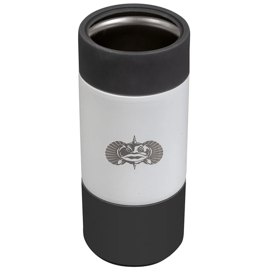 Toadfish Non-Tipping Slim Can Cooler Toadfish White Accessories Rivers and Glen Trading Co