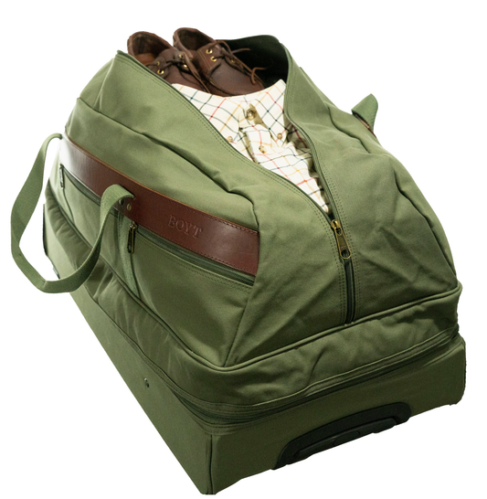 "Covey Bag" Rolling Duffel - Rivers & Glen Trading Co.