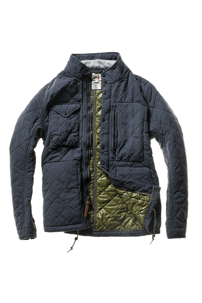 Relwen Quilted Tanker Relwen Navy / XL Men's Jackets Rivers and Glen Trading Co