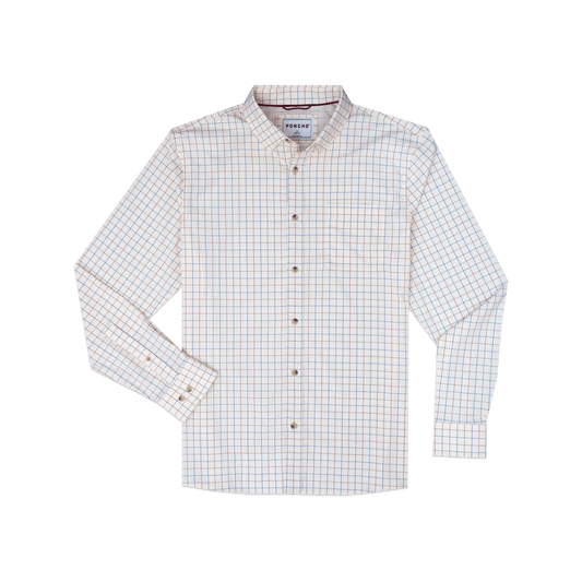 Poncho The Fairhope Poncho Men's Long Sleeve Button Down Shirts Rivers and Glen Trading Co