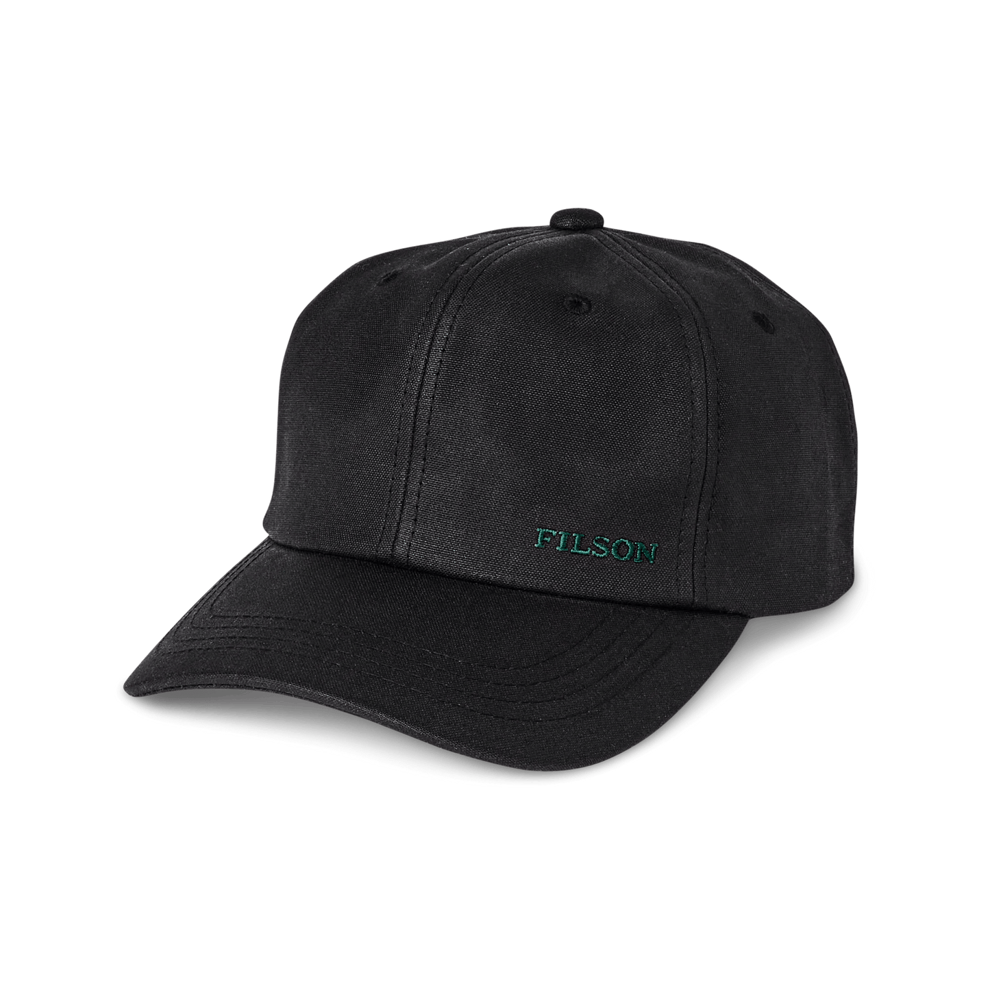Filson Oil Tin Low Profile Logger Cap Filson Black Headwear Rivers and Glen Trading Co