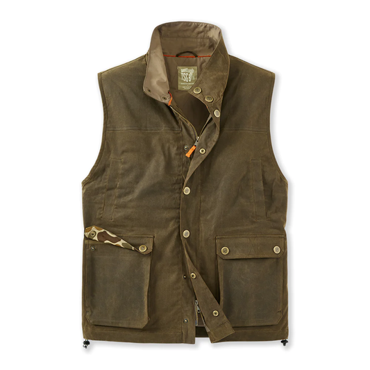 Baeron Waxed Vest - Rivers & Glen Trading Co.