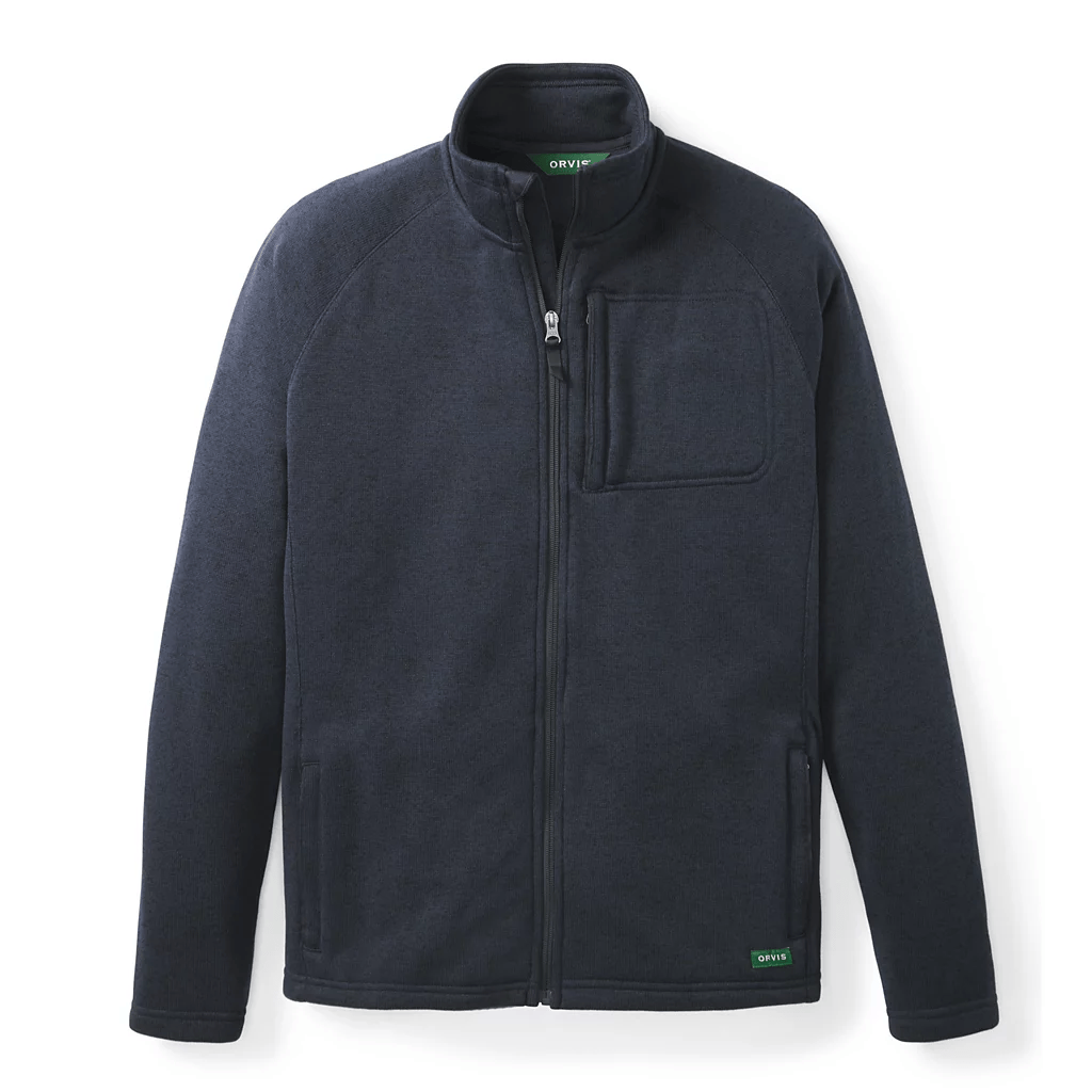 Orvis Men's R65 Sweater Fleece Jacket Orvis Dark Navy / M Men's Jackets Rivers and Glen Trading Co