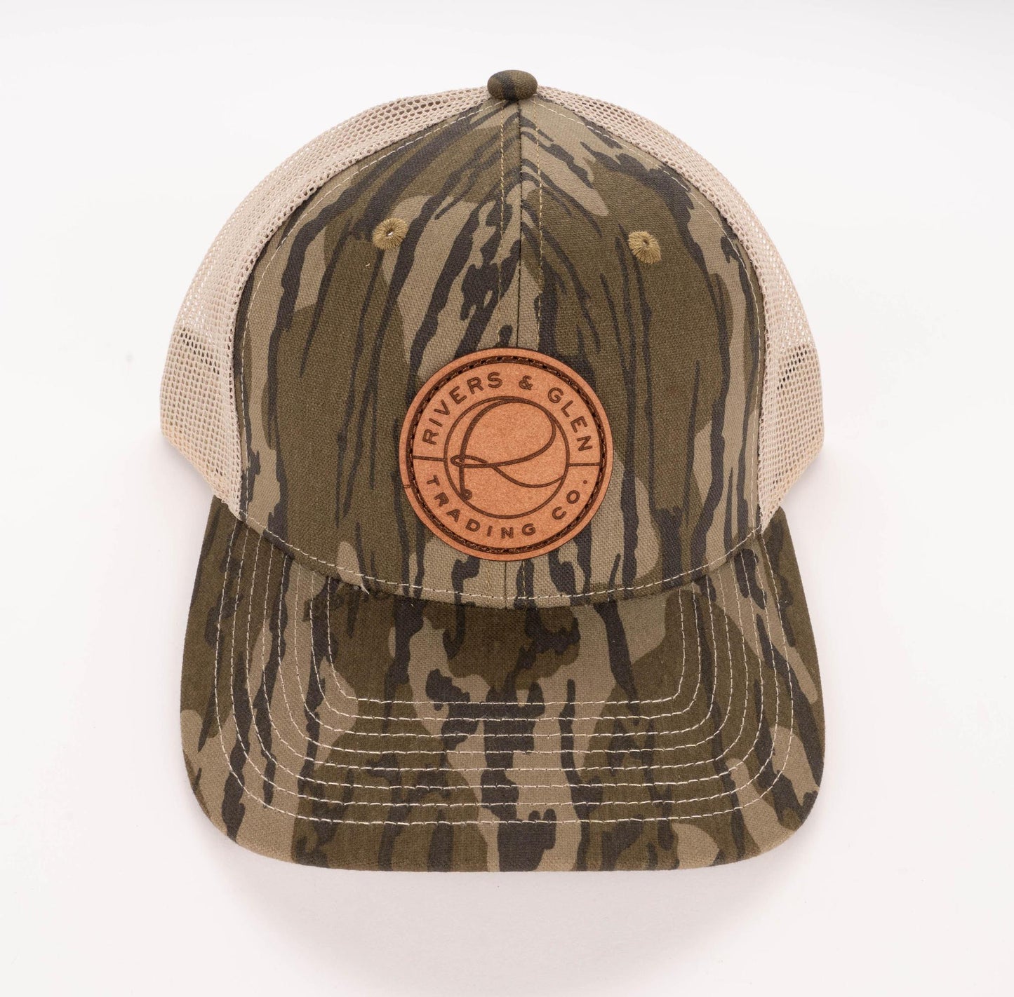 R&G Badge Camo Trucker (Mossy Oak Tan)