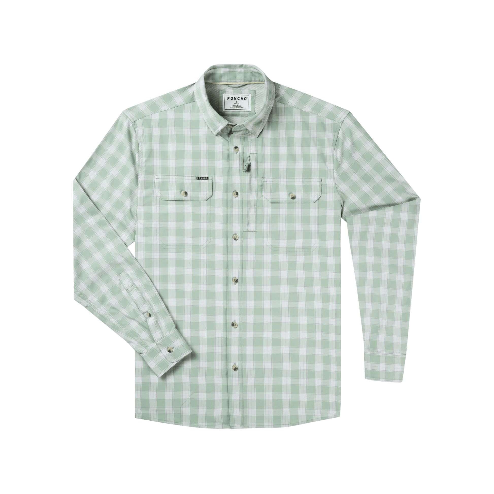 Poncho The Sapelo Poncho Men's Long Sleeve Button Down Shirts Rivers and Glen Trading Co