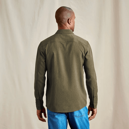Orvis Tech Chambray Workshirt Orvis Men's Long Sleeve Button Down Shirts Rivers and Glen Trading Co