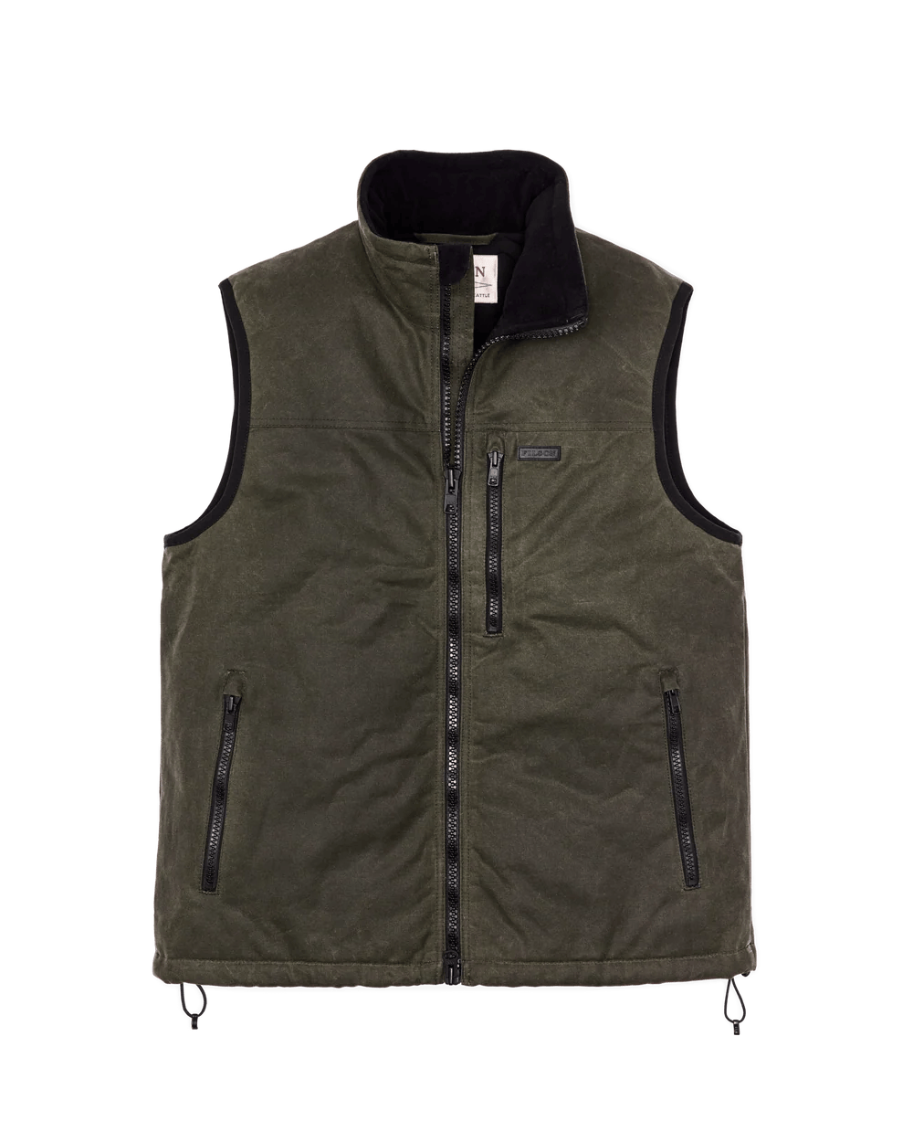 Filson Tin Cloth Insulated Vest Filson Otter Green / M Men's Vests Rivers and Glen Trading Co