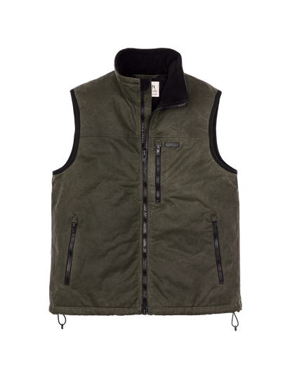 Filson Tin Cloth Insulated Vest Filson Otter Green / M Men's Vests Rivers and Glen Trading Co