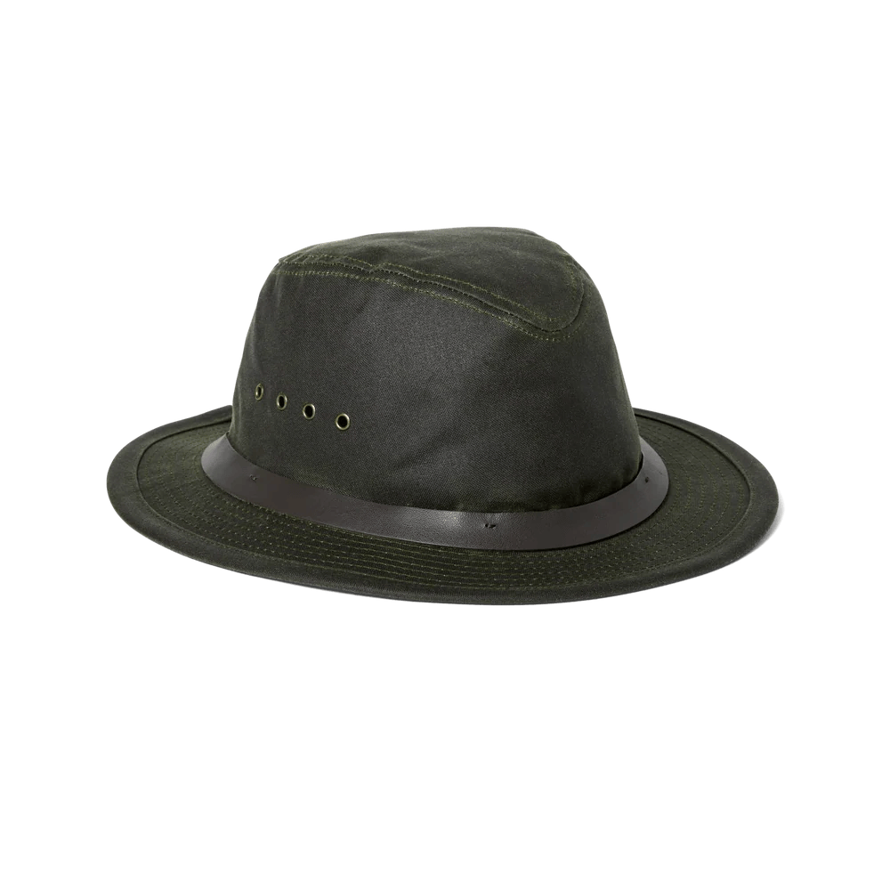 Filson Tin Cloth Packer Hat Filson Headwear Rivers and Glen Trading Co