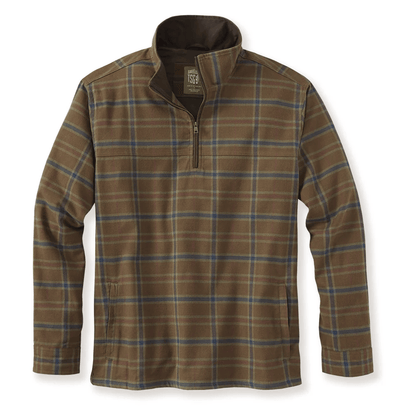 TSG Thames Flannel Half-Zip Pullover TSG Quinn Check / M Men's Pullovers Rivers and Glen Trading Co