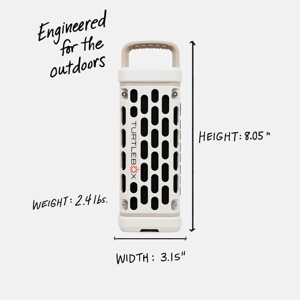 Turtlebox Ranger Speaker Turtlebox Ivory Speakers Rivers and Glen Trading Co