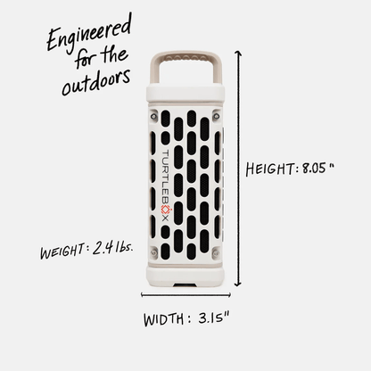 Turtlebox Ranger Speaker Turtlebox Ivory Speakers Rivers and Glen Trading Co