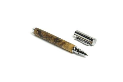 Roots & Jones California Buckeye Burl Magnetic Rollerball Pen Roots & Jones Pens Rivers and Glen Trading Co