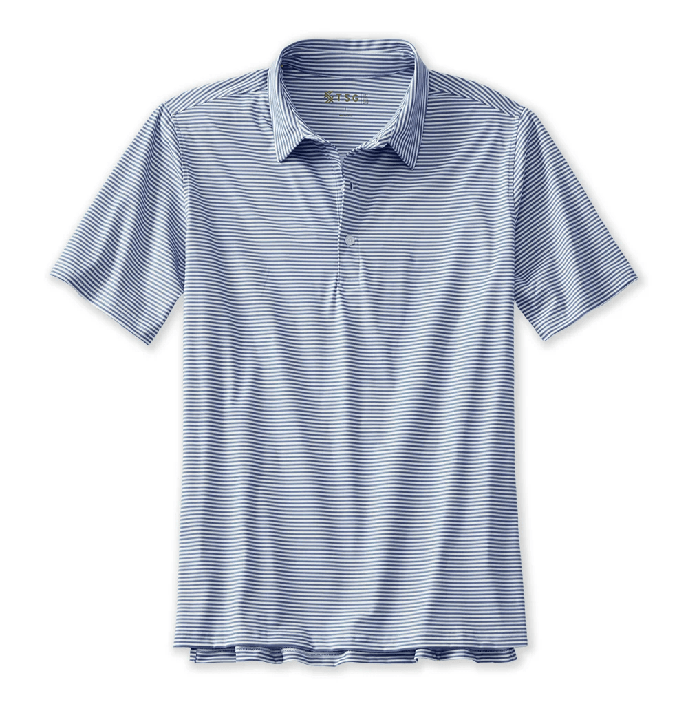TSG Topper Polo TSG Navy Cast Stripe / M Men's Polos Rivers and Glen Trading Co