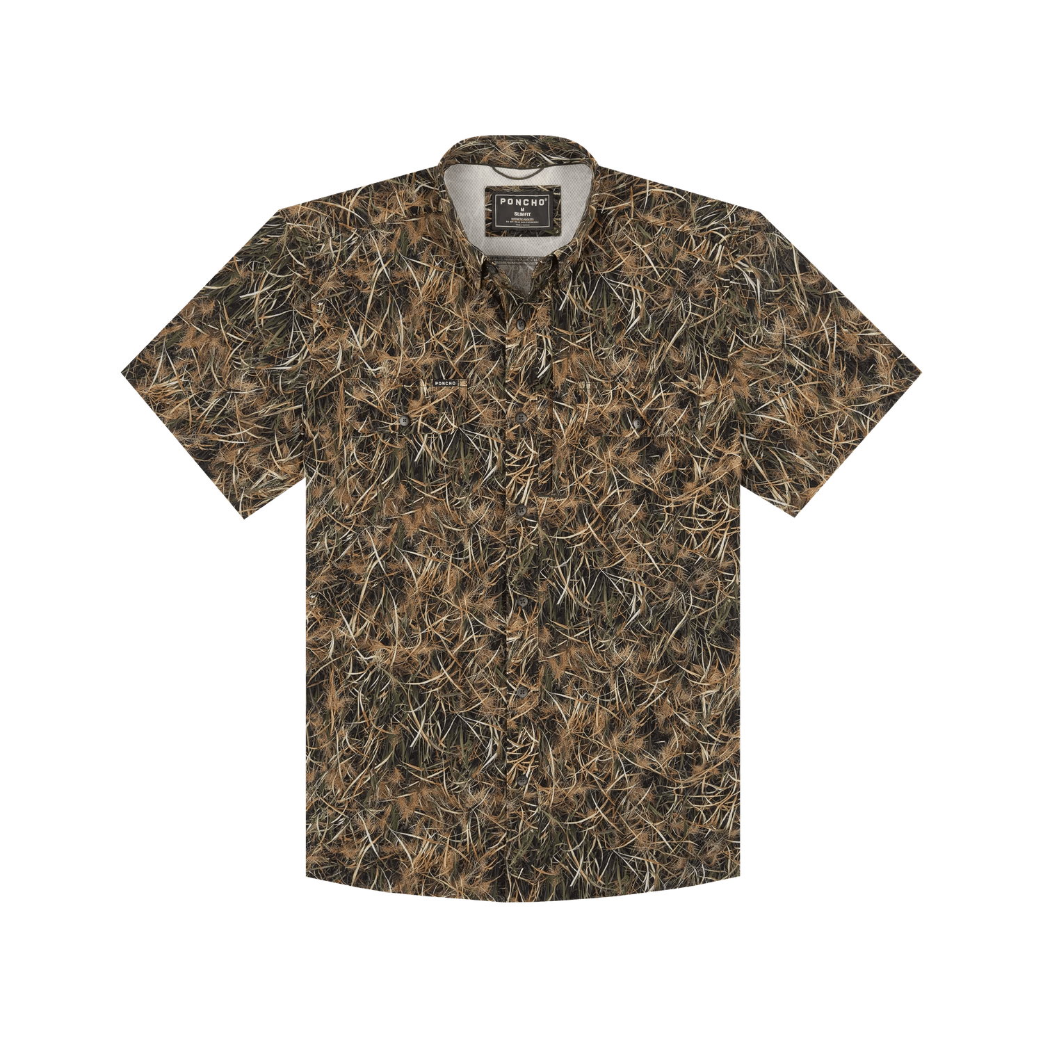 Poncho The Layout Blind Poncho Men's Short Sleeve Button Down Shirts Rivers and Glen Trading Co