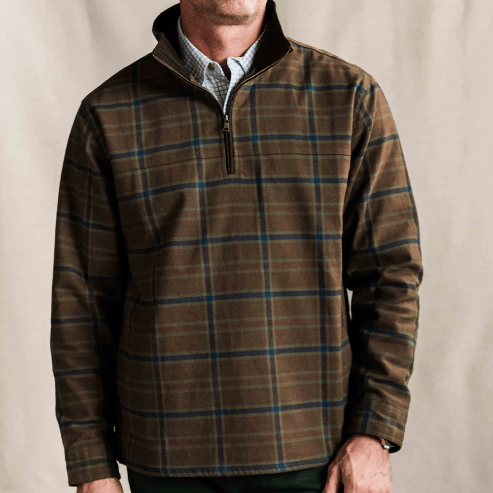 TSG Thames Flannel Half-Zip Pullover TSG Men's Pullovers Rivers and Glen Trading Co