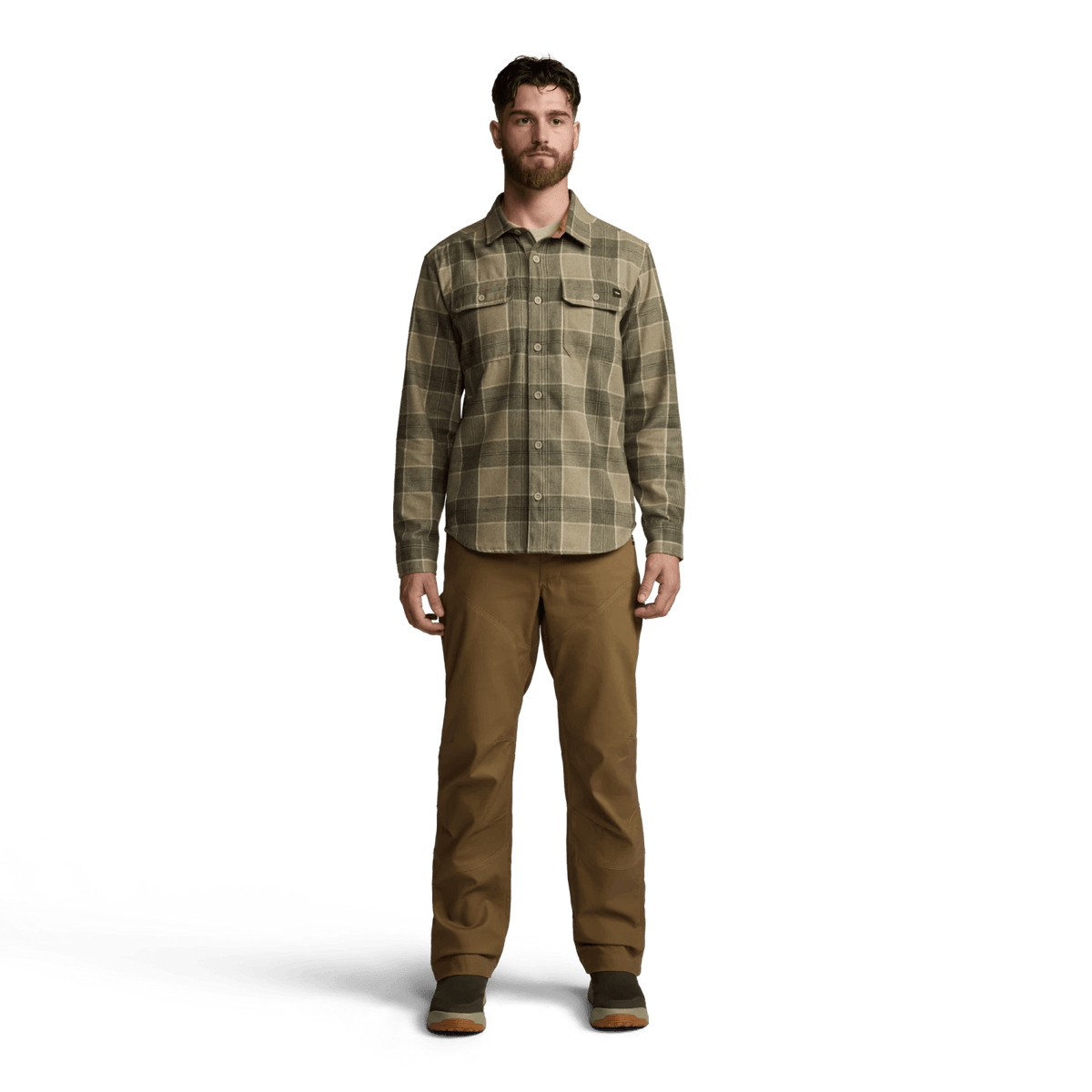 Sitka Hardwood Heavyweight Flannel Shirt Sitka Men's Long Sleeve Button Down Shirts Rivers and Glen Trading Co