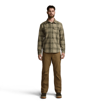 Sitka Hardwood Heavyweight Flannel Shirt Sitka Men's Long Sleeve Button Down Shirts Rivers and Glen Trading Co