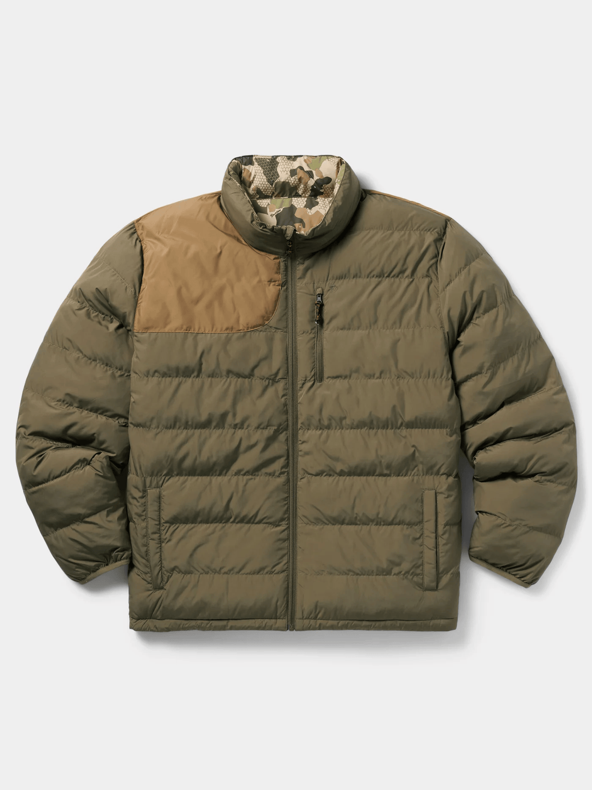 Duck Camp Men's Reversible Puffer Jacket Duck Camp Pin Oak/Wetland / M Men's Jackets Rivers and Glen Trading Co