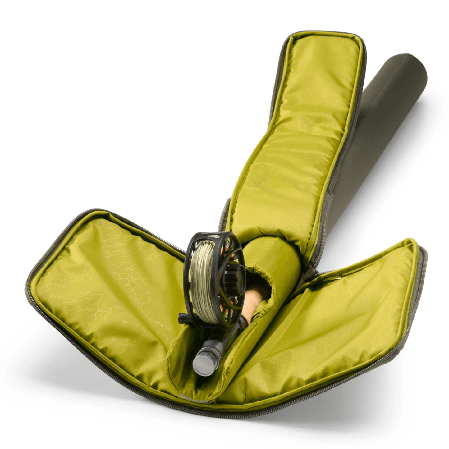 Orvis Rod and Reel Case Orvis Dusty Olive / Single Luggage Rivers and Glen Trading Co