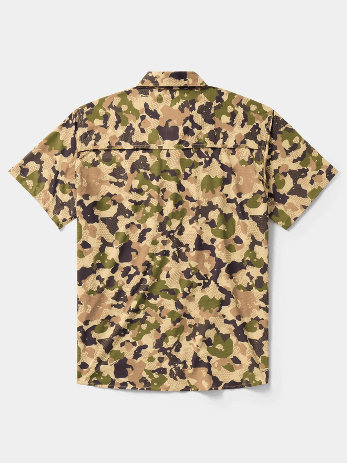 Duck Camp Cast & Blast Perforated Shirt - Short Sleeve Duck Camp Men's Short Sleeve Button Down Shirts Rivers and Glen Trading Co