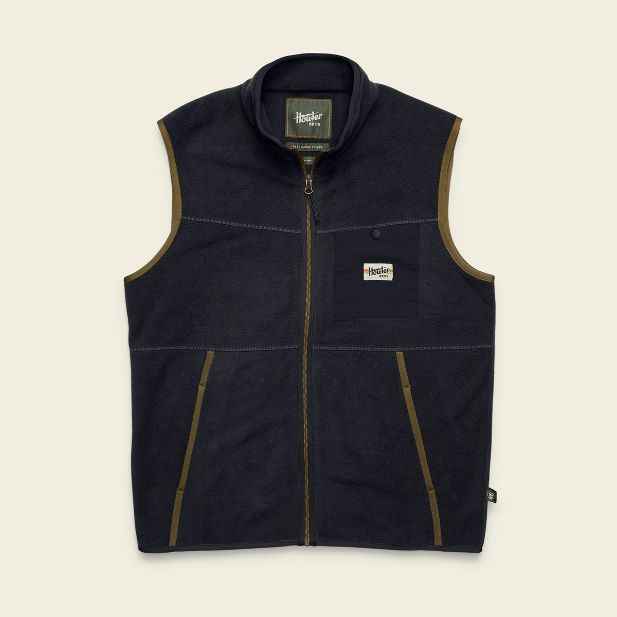 Howler Brothers Free Range Fleece Vest Howler Brothers Men's Vests Rivers and Glen Trading Co