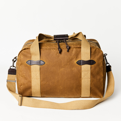 Filson Tin Cloth Medium Duffle Bag Dark Tan - Rivers & Glen Trading Co.