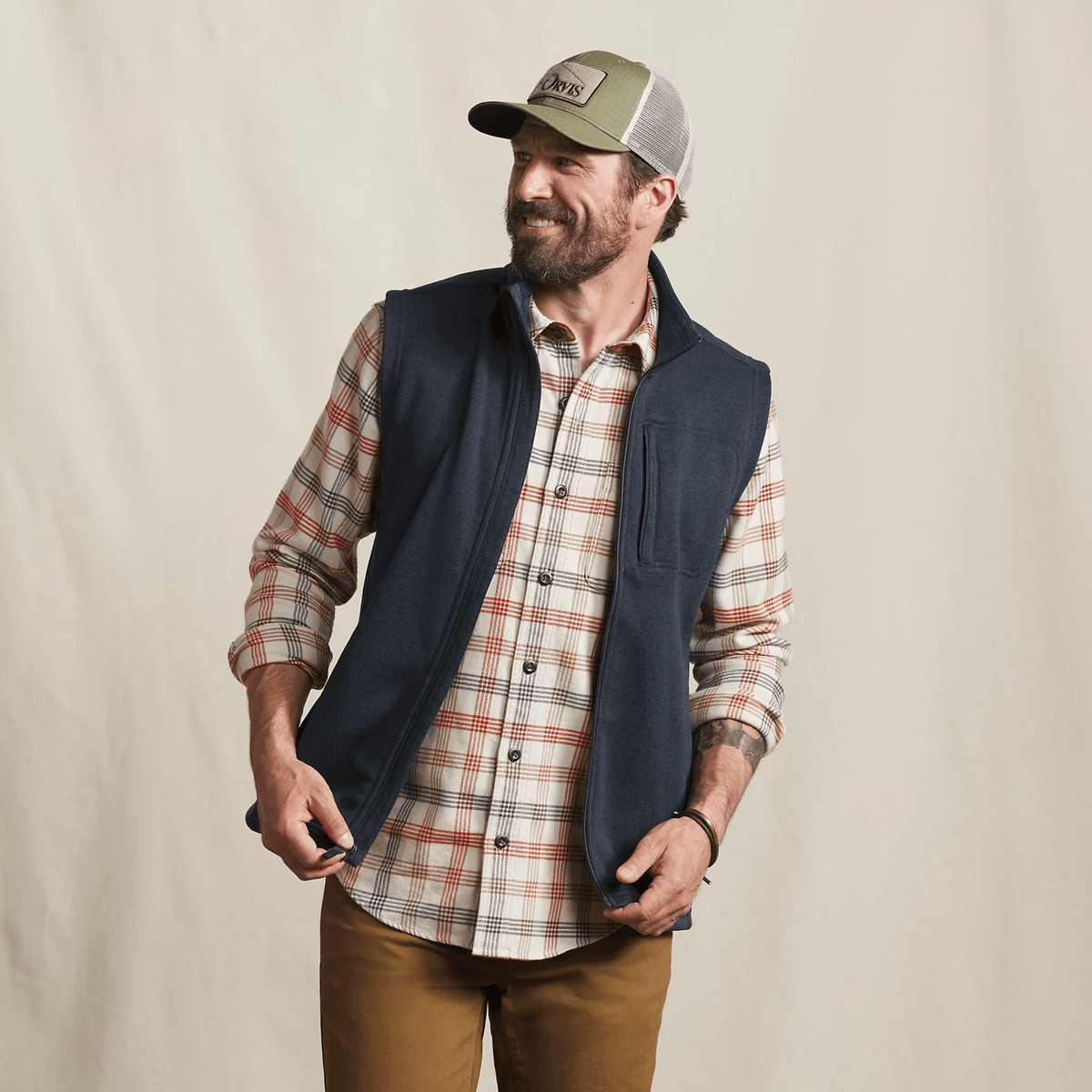 Orvis Men's Perfect Flannel Shirt Orvis Men's Long Sleeve Button Down Shirts Rivers and Glen Trading Co