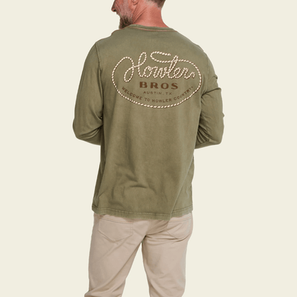 Howler Brothers Howler Lasso Cotton Longsleeve T-Shirt Howler Brothers Men's Tee Shirts Rivers and Glen Trading Co