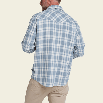 Howler Brothers La Grange Lightweight Flannel Howler Brothers Men's Long Sleeve Button Down Shirts Rivers and Glen Trading Co
